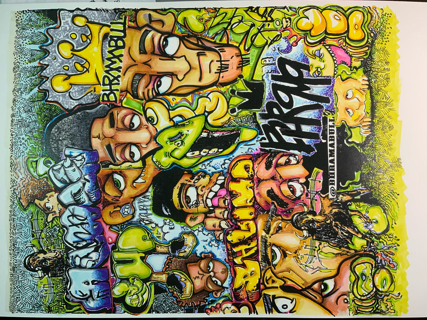 Bhramabull Doodle Poster