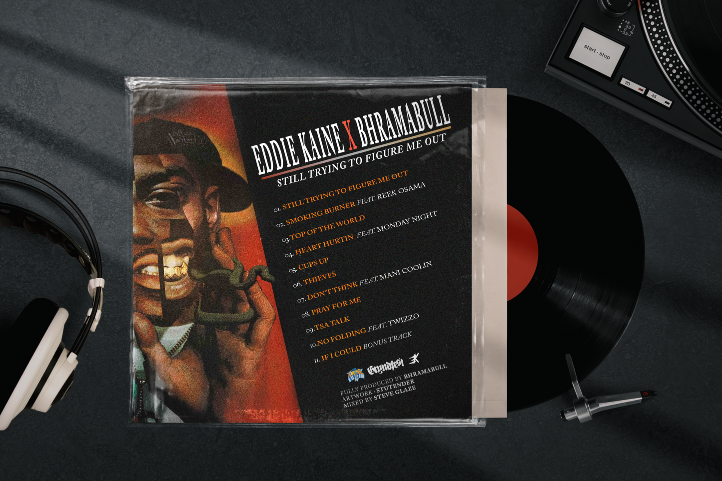 [LIMITED] Eddie Kaine x BhramaBull - Still Trying To Figure Me Out [Album] (12 Inch Vinyl)
