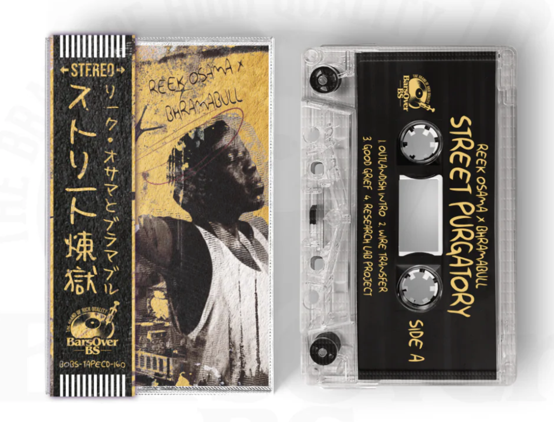 Signed] Reek Osama x BhramaBull - Street Purgatory (Cassette Tape